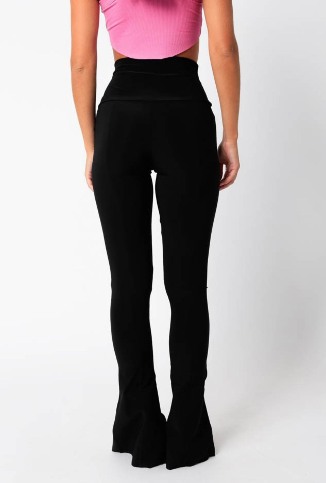 NEWEST ARRIVAL high-waisted slit front bottom yoga pant